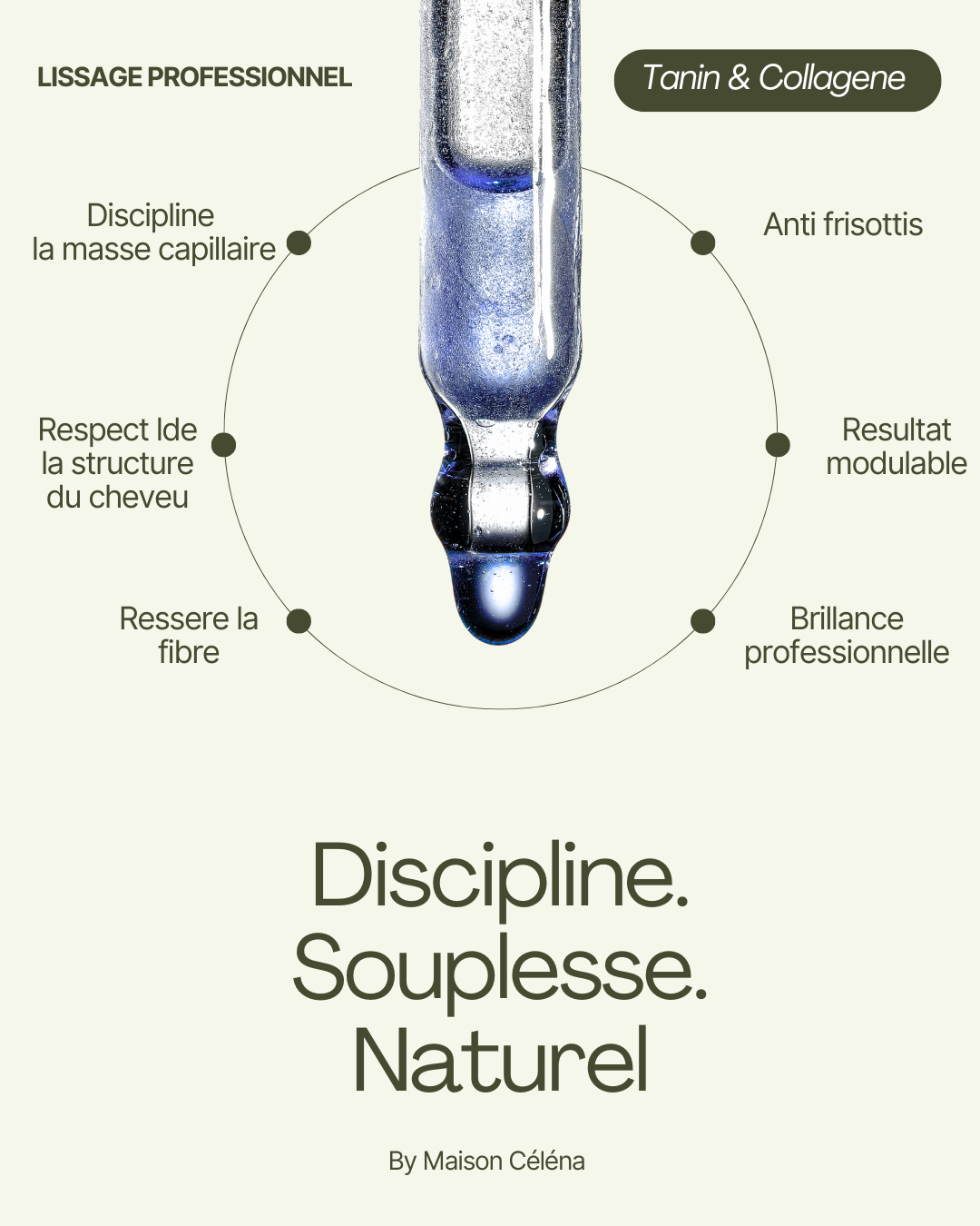 Lissage Tanin collagène produit Professionnel –  1000 ml